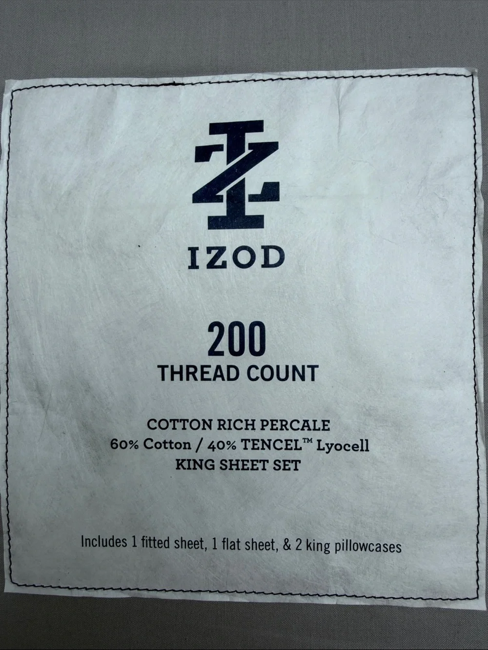 Gorgeous Super Soft Izod King Sheet Set in Classic Grey